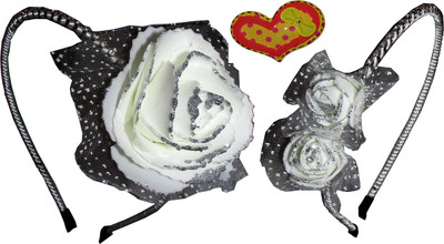Juhi White Floral Hairband with Heart Tic-Tac Hair Accessory Set(Multicolor, White)
Juhi White Floral Hairband with Heart Tic-Tac Hair Accessory Set(Multicolor, White)