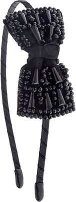 The Ethnic Wears Metal Alloy, Silk Covered, Beeds, Crystal & CZ Stones, etc. Hair Band(Black)
The Ethnic Wears Metal Alloy, Silk Covered, Beeds, Crystal & CZ Stones, etc. Hair Band(Black)