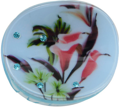Taj Pearl Designer Hair Clip(Blue)