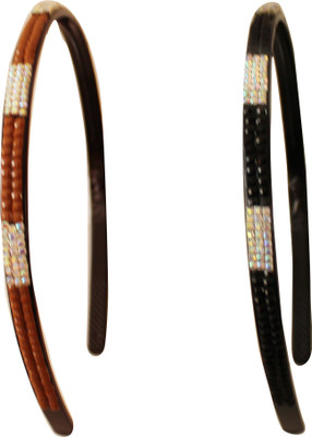 Sagunya Casual Hair Band(Brown, Black)