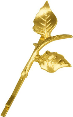 The Bling Stores GOLDEN ROYAL LEAF TRENDY HAIR PIN Hair Pin(Gold)