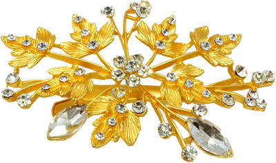 Mansiyaorange Latest Trendy Exclusive New Premium Collection Hair Clip(Gold)