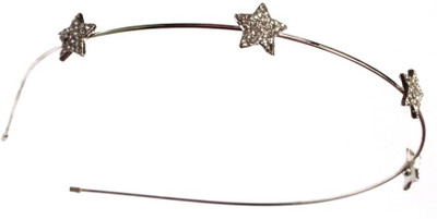 Crunchy Fashion Stars Hair Band(Silver)