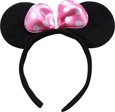 Anokhe Collections Cartoon Hair Band(Pink, Black)