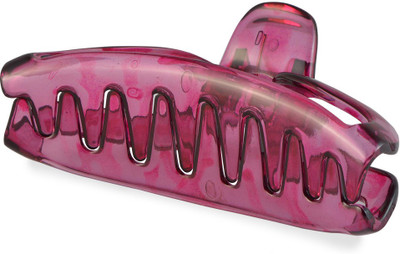 Sarah Plastic Clutcher Hair Claw(Pink)