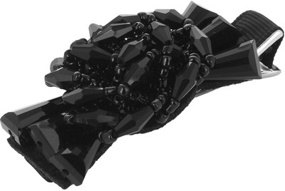 Fayon Contemporary Statement Black Stylish Flower Hair Pin(Black)