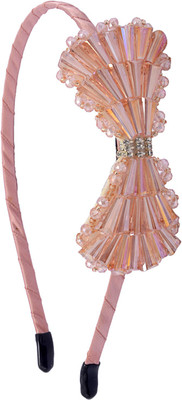 The Ethnic Wears Metal Alloy, Silk Covered, Beeds, Crystal & CZ Stones, etc. Hair Band(Pink)
The Ethnic Wears Metal Alloy, Silk Covered, Beeds, Crystal & CZ Stones, etc. Hair Band(Pink)