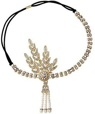 Babeyond Babeyond� Art Deco 1920's Flapper Great Gatsby Inspired Leaf Medallion Pearl Headpiece Headband (Gold) Head Band(Gold)
Babeyond Babeyond� Art Deco 1920's Flapper Great Gatsby Inspired Leaf Medallion Pearl Headpiece Headband (Gold) Head Band(Gold)