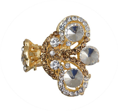 Taj Pearl Designer Hair Claw(Gold)