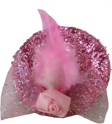 Viva Fashions Hatstyle Hair Clip(Pink)