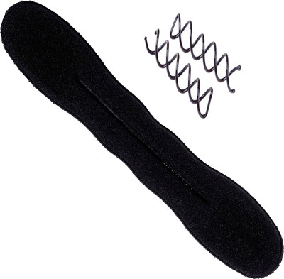 SENECIO 'S Large Magic Foam Sponge Bun Maker & Spiral Pins Combo Pack Hair Accessory Set(Black)
SENECIO 'S Large Magic Foam Sponge Bun Maker & Spiral Pins Combo Pack Hair Accessory Set(Black)