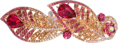 Mansiyaorange party Wedding casual wear fancy Golden pin accessories Hair Clip(Pink)
Mansiyaorange party Wedding casual wear fancy Golden pin accessories Hair Clip(Pink)