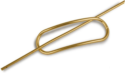 The Bling Stores TRENDY GOLDEN PIN HAIR CLIP Hair Clip(Gold)
