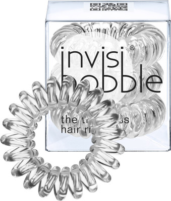 Invisibobble Traceless Ring Crystal Clear Rubber Band(White)