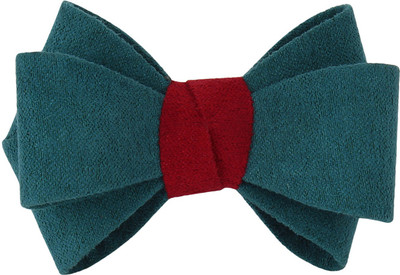 Fayon Chunky Fashion Bow Rubber Band(Green)