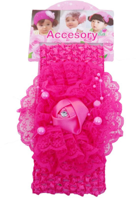 GRACE FASHION VILLA soft touch kids accessory Head Band(Pink)