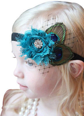 NeedyBee Peacock Feather and Flower Embellishment Baby for Newborn to Girls Head Band(Blue)
NeedyBee Peacock Feather and Flower Embellishment Baby for Newborn to Girls Head Band(Blue)