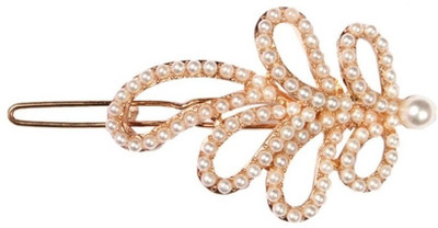 Crunchy Fashion Embedded Hearts Hair Pin(White)