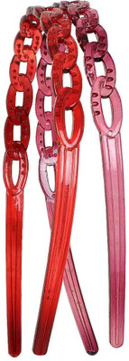 Maayra Fabulous Designer Hair Band(Red, Purple)