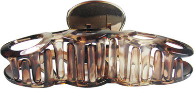 Collana korean hair clutchers with beautiful designs. Hair Claw(Brown)
