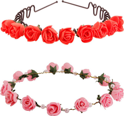 Style Tweak Style Tweak Red Zigzag Hairband Tiara and Pink Princess Crown Hair Band(Red, Pink)
Style Tweak Style Tweak Red Zigzag Hairband Tiara and Pink Princess Crown Hair Band(Red, Pink)