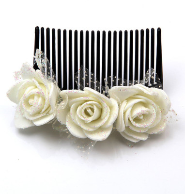 Sanjog Vintage Style White/Creamy Flower Comb For Wedding/Beach/Party Hair Clip(White)
Sanjog Vintage Style White/Creamy Flower Comb For Wedding/Beach/Party Hair Clip(White)