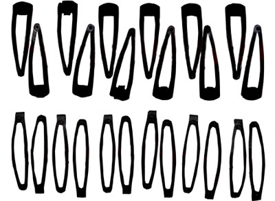 Abhi Fancy Tik Tak Pin Hair Accessory Set(Black)