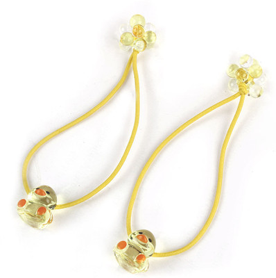 Trendy Baubles Premier Collection Rubber Band(Yellow)