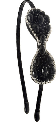 The Ethnic Wears Metal Alloy, Silk Covered, Beeds, Crystal & CZ Stones, etc. Hair Band(Black)
The Ethnic Wears Metal Alloy, Silk Covered, Beeds, Crystal & CZ Stones, etc. Hair Band(Black)