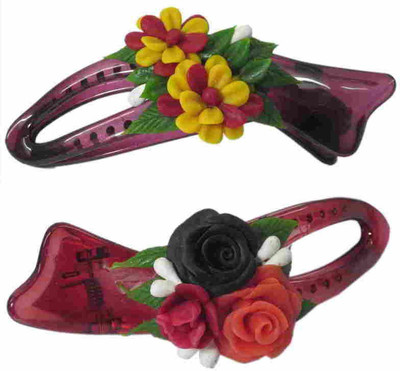 Advanc Hotline Porcelain clay work fancy banana clip (Combo of 2) Hair Clip(Multicolor)
Advanc Hotline Porcelain clay work fancy banana clip (Combo of 2) Hair Clip(Multicolor)