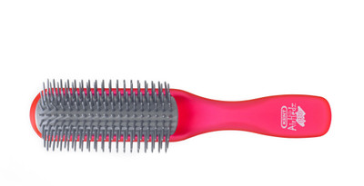 Kent AHGLO1 Everyday Combing & Styling Brush Non Scratch Ion Quills for Long Hair - Raspberry Color
Kent AHGLO1 Everyday Combing & Styling Brush Non Scratch Ion Quills for Long Hair - Raspberry Color