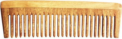 By Nature Neem Wood Wide Tooth Comb