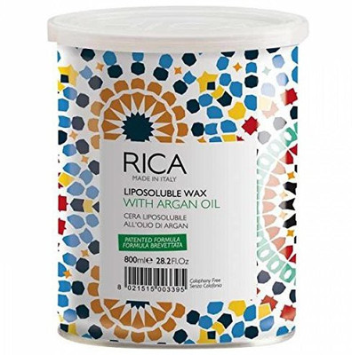Rica Liposoluble Wax- With Argan Oil Wax-For All Types Of Skin 800Ml (28.2 Fl.Oz.) Wax(800 ml)
Rica Liposoluble Wax- With Argan Oil Wax-For All Types Of Skin 800Ml (28.2 Fl.Oz.) Wax(800 ml)