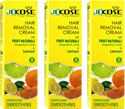 Jocose Hair Removal Lemon (Pack of 3) Cream(150 g, Set of 3)