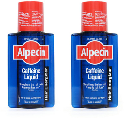 Alpecin Caffeine Liquid Hair Energizer For all Scalp and Hair Types Pack of 2(200 ml)
Alpecin Caffeine Liquid Hair Energizer For all Scalp and Hair Types Pack of 2(200 ml)
