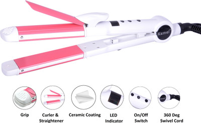 Kemei 2-nN-1 Hair Beauty Set KM-6878 Hair Styler(White)