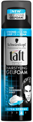 Schwarzkopf Taft Hairstyling Gel Foam Ultra Strong Foam(150 ml)
