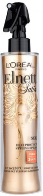 L'Oreal Paris ELNETT SATIN BOUCLES CURLS 230 c HEAT PROTECTION STYLING SPRAY Spray(170 ml)
L'Oreal Paris ELNETT SATIN BOUCLES CURLS 230 c HEAT PROTECTION STYLING SPRAY Spray(170 ml)