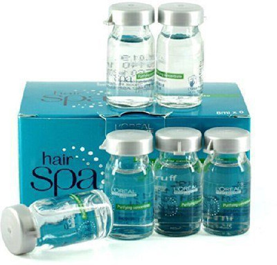 L'Oreal Professionnel Hair Spa Puriying Concentrate Hair Scalp Treatment Serum 8 ml Pack of 6(8 ml)
L'Oreal Professionnel Hair Spa Puriying Concentrate Hair Scalp Treatment Serum 8 ml Pack of 6(8 ml)
