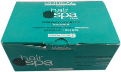 L'Oreal Paris Hair Spa Purifying Concentrate Anti-Dandruff-6x8ml(48 ml)