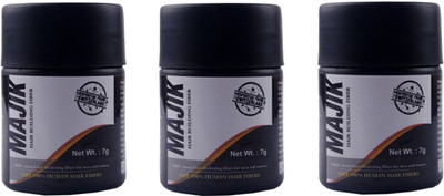 Majik Human fibers Black Set of 3(21 g)