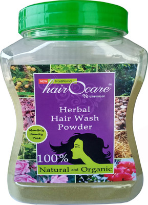 Hairocare Herbal Hair Wash Powder - Monthly Family Pack 350g(350 g)