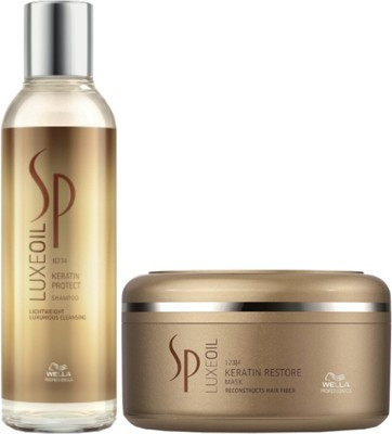 Wella Professionals Keratin Protect Shampoo & Restore Maskfor All Hair Types Combos(350 ml)
Wella Professionals Keratin Protect Shampoo & Restore Maskfor All Hair Types Combos(350 ml)