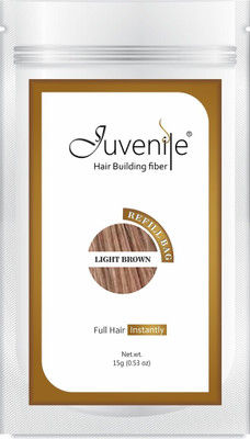 Juvenile Hair Fiber Refill Bag Light Brown 15gm JVNLRB15LB Extreme Hair Volumizer Powder(15 g)
Juvenile Hair Fiber Refill Bag Light Brown 15gm JVNLRB15LB Extreme Hair Volumizer Powder(15 g)