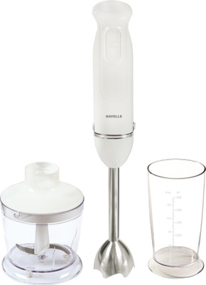 Havells Super Blend Plus with Chopper 400 W Hand Blender(White)