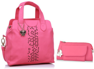Butterflies Hand-held Bag(Pink)