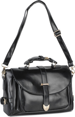 Buckle Up Shoulder Bag(Black)