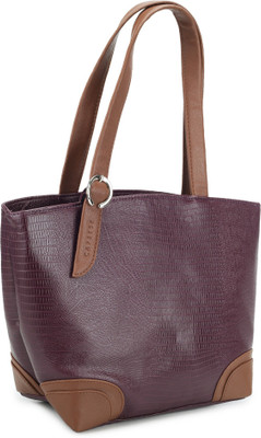 Caprese Tote(Brown, Purple)