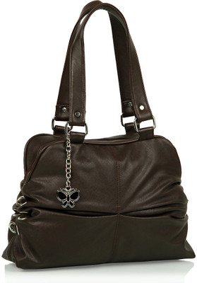Butterflies Hand-held Bag(Brown)