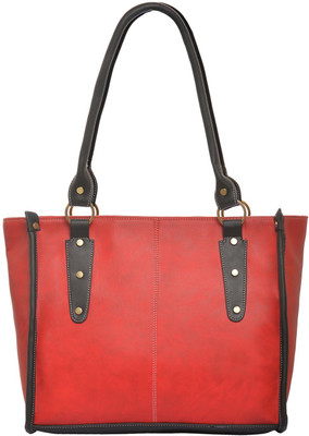 Fostelo Shoulder Bag(Red, Black), Black;red